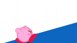 Kirby in the Blue Sky Studios logo