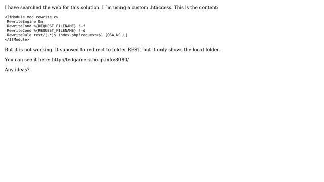 Ubuntu: File .htaccess not working смотреть онлайн