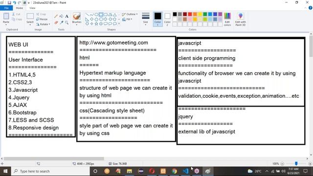 UI Technologies tutorials || Demo - 3 || by Mrs. Swetha On 23-06-2021 @7AM IST смотреть онлайн