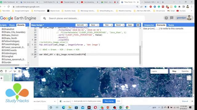 ?Filtering and Displaying Satellite Images: Sentinel-2 and Monitoring NDWI using Google Earth Engin смотреть онлайн