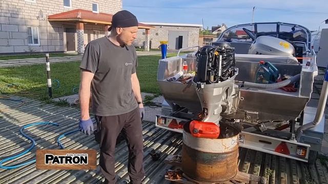 Масло Лукойл Генезис Армотек в ПЛМ HONDA BF50