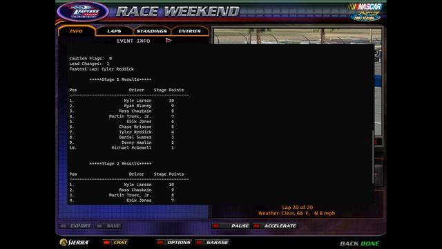Introducing 'NR2003 AutoStages'. NASCAR Racing 2003 Season finally gets stage racing! смотреть онлайн