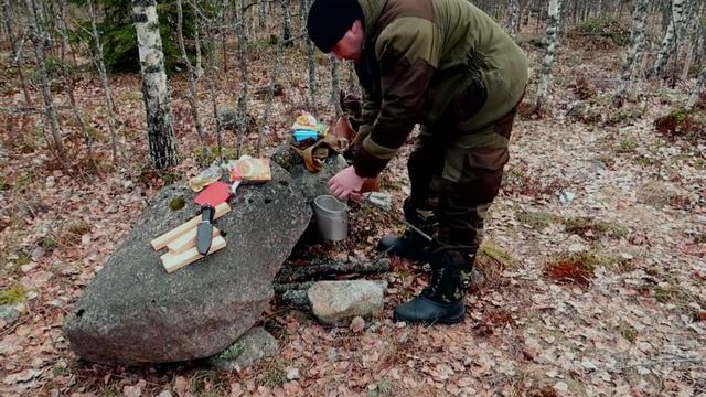Армейский котелок на ГАЗУ и КОСТРЕ в походе.