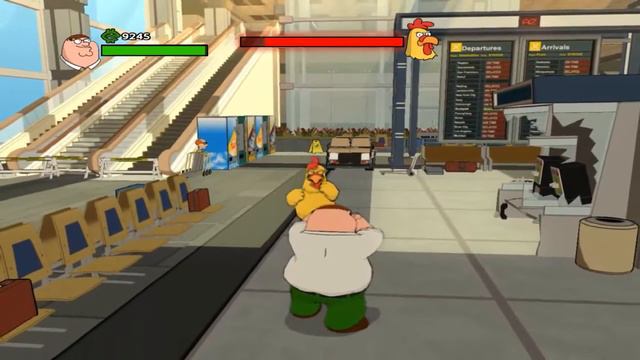 Family Guy: Back to the Multiverse - Бой с петухом! смотреть онлайн