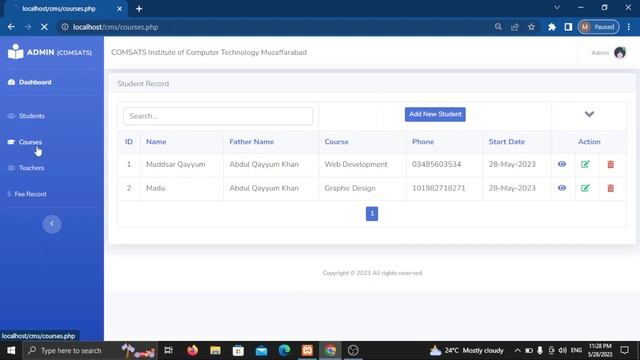 Student Management System | PHP Project Demo смотреть онлайн