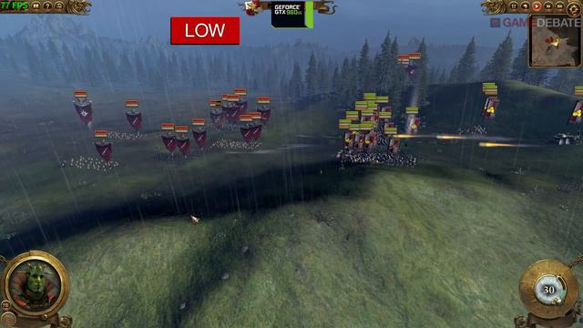 Total War: Warhammer PC Low Vs Ultra Graphics Comparison Benchmark