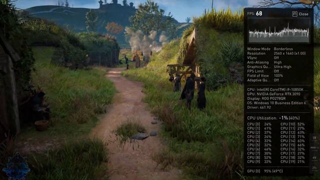 Assassins Creed Valhalla 4K Benchmark RTX 3090 i9 10850K смотреть онлайн