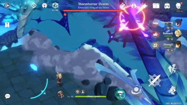 Anemo Traveler vs Lvl90 Stormterror (One DPS Window) Artifacts Shown! | Genshin Impact смотреть онлайн