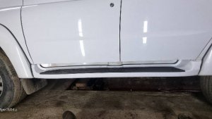 Замена облицовки порога УАЗ Патриот.