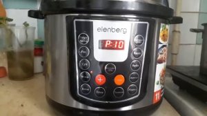 Пробный запуск новой мультиварки скороварки.