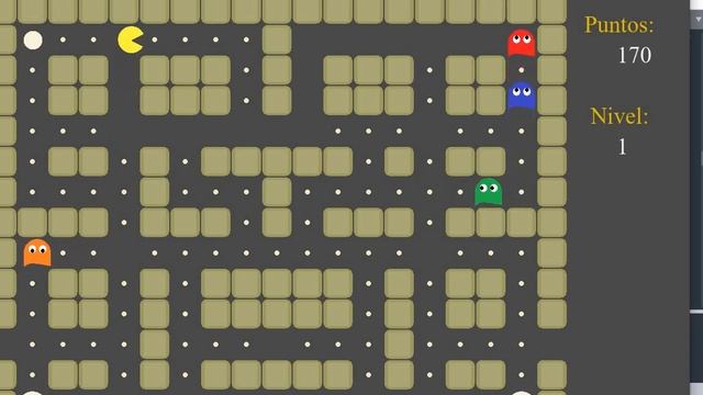 Juego tipo PacMan en pygame (Parte 32) | código mejorado | superar nivel & fantasmas intermitentes смотреть онлайн