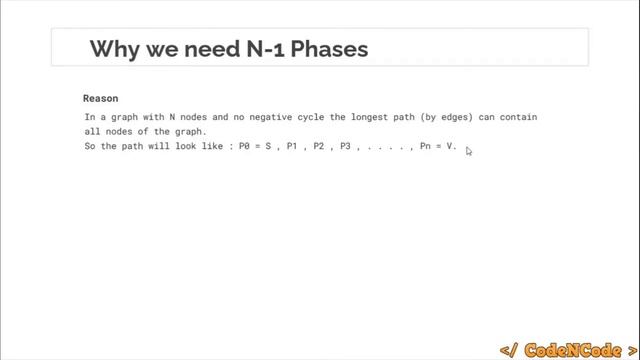 L12 : Bellman-Ford Algorithm : Implementation & Proof | Graph Theory Part 2 | CodeNCode смотреть онлайн