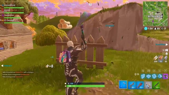 BUILDING A SHOPPING CART ROLLER COASTER | Fortnite: Battle Royale смотреть онлайн