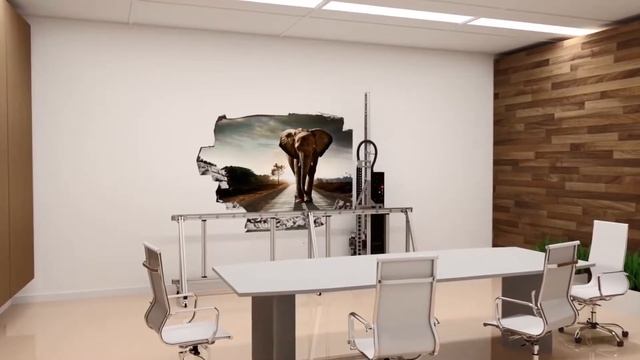 Фотопечать на стенах вертикальным принтером смотреть онлайн