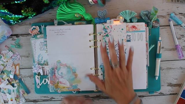 July flip through of my Cocoa Daisy Planner set up смотреть онлайн