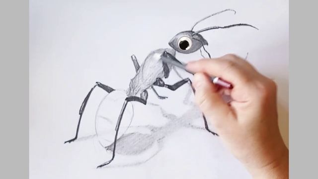 Как нарисовать 3д муравья смотреть онлайн