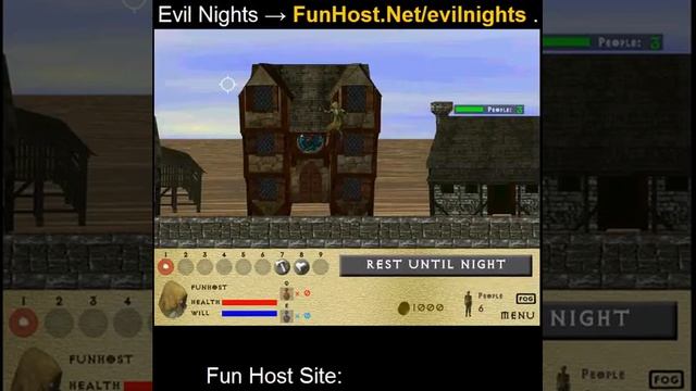 Evil Nights - Building, Medieval, Monster, Night, Shooting, Train Game - Video Game смотреть онлайн