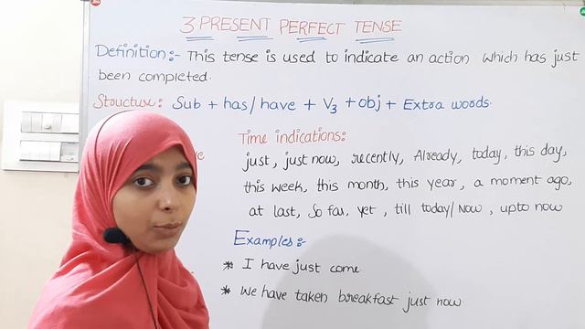 TENSE PART 3|| PRESENT PERFECT TENSE || english grammar смотреть онлайн