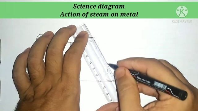 Action of steam on metal| Draw step by step| Science diagram| English medium смотреть онлайн