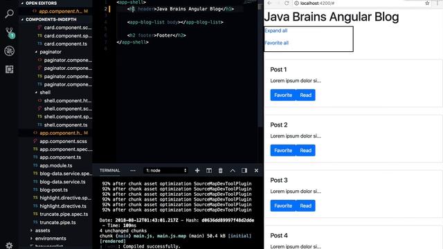 Angular Components In Depth 23 - Using ContentChild смотреть онлайн