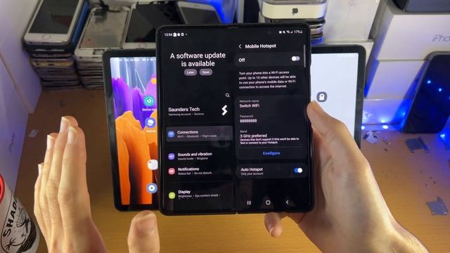 How To Tether/Hotspot WiFi from Android Phone to Galaxy Tab S8 / S8 Plus / S8 Ultra смотреть онлайн