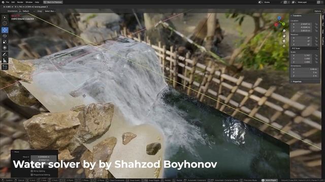 Blender 3.6 Geometry Nodes Water Solver смотреть онлайн