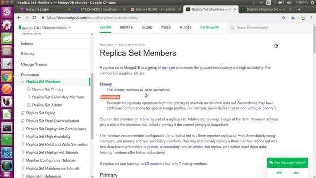 What are replica set members in MongoDb | part 1 смотреть онлайн