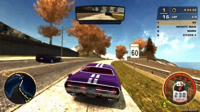 NFS Most Wanted REDUX V3 - Dodge Challenger VS 15 Opponents + Max Level Cops смотреть онлайн