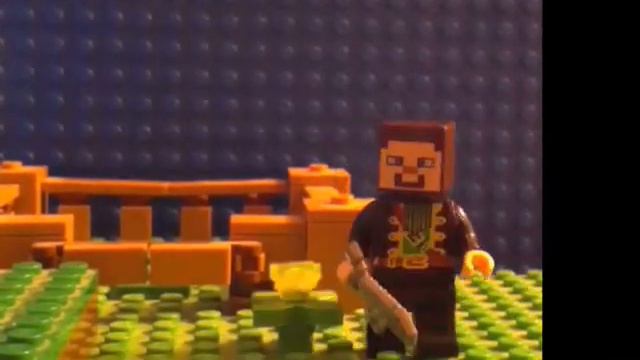 Билл VS Скелет маг (lego minecraft animation) смотреть онлайн
