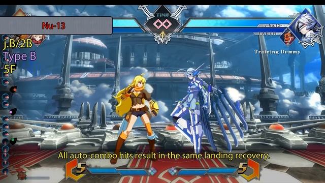 Blazblue Cross Tag Battle: Landing Recovery Tutorial смотреть онлайн