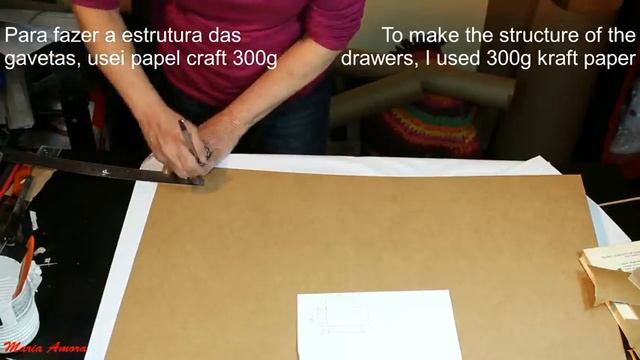 IMPRESSIONANTE!! GAVETEIRO EM PAPELÃO para MATERIAL DE TRABALHO ou PORTA JOIAS - DIY DRAWER смотреть онлайн