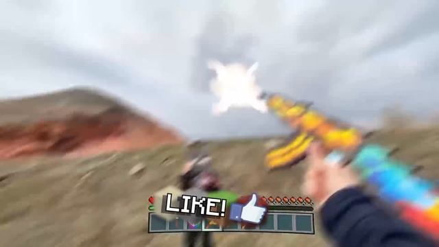 Minecraft in Real Life POV STRONG VILLAGER GOLEM SURVIVAL in Realistic Minecraft Texture 創世神第一人稱真人版 смотреть онлайн
