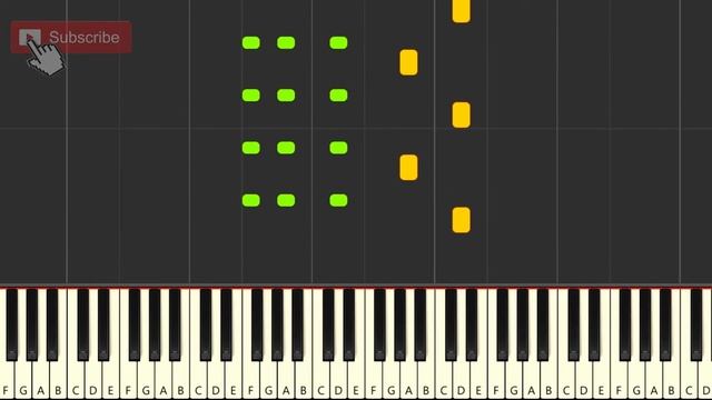 BORA BORA BORA (Scooter) - Piano Tutorial EASY