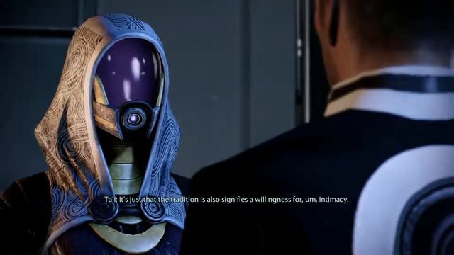 Mass Effect 2 - Tali'Zorah - Romance Conversation # 1 смотреть онлайн