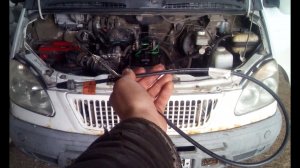 Замена троса дросселя газа Газель 3302.mp4