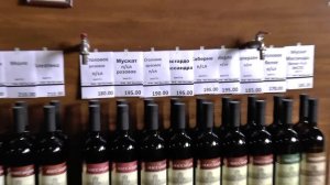 Крым. Цены на винзаводе «Массандра».
