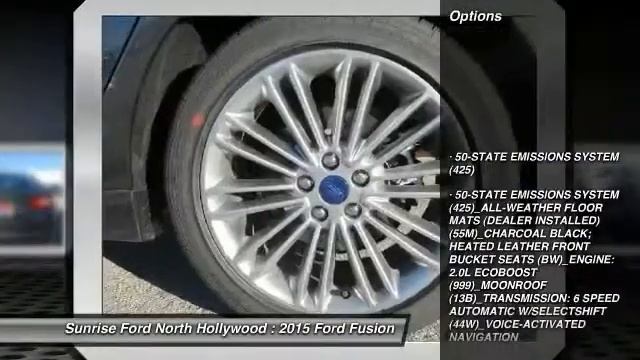 2015 Ford Fusion North Hollywood,Los Angeles,San Fernando Valley,Glendale,Burbank M50827 смотреть онлайн