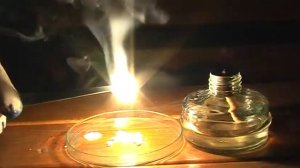 Горение  магния -красивый химический опыт!