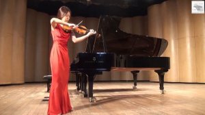 И.С. Бах. Партита для скрипки соло №2 d-moll, Чакона. Исполняет Рю Хи Юн, скрипка