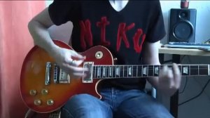 Scorpions - Rock you like a hurricane (guitar cover + solo)