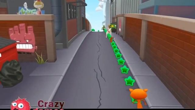 Angry Cat Run - Zombies Alley | Walkthrough CrazyGamesOnline смотреть онлайн