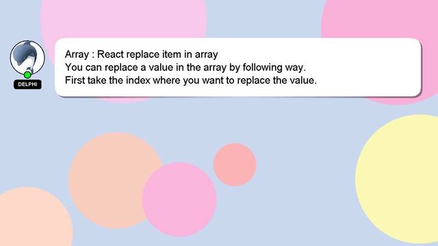 Array : React replace item in array смотреть онлайн