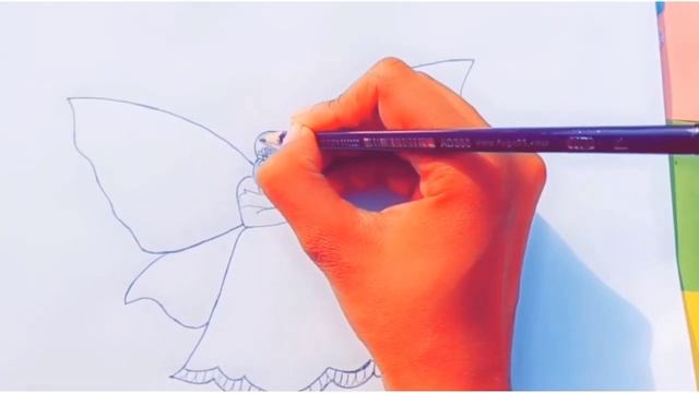 Easy angel sketch ? || Unique sketch art || смотреть онлайн