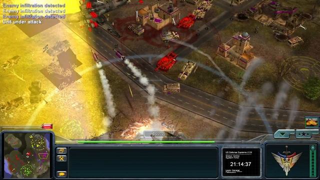 USA Laser Weapon CONTRA INVASION Command & Conquer Generals Zero Hour Mods смотреть онлайн