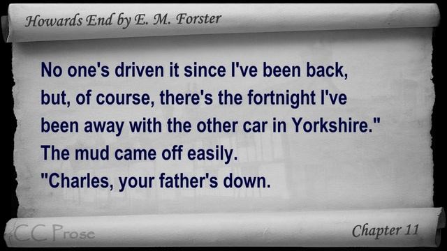 Chapter 11 - Howards End By E. M. Forster