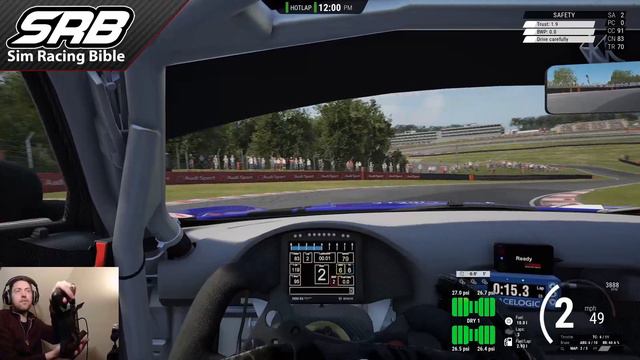 No FFB wheel vs Assetto Corsa Competizione! смотреть онлайн