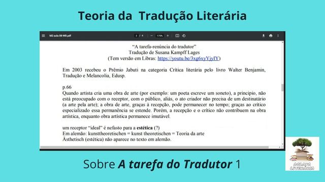 M2 08 Sobre "A tafera do tradutor" e suas traduções. Teoria da tradução. Crítica da tradução. смотреть онлайн