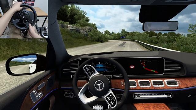 Euro Truck Simulator 2 - Mercedes Benz GLE Class W167 [Steering Wheel Gameplay] смотреть онлайн