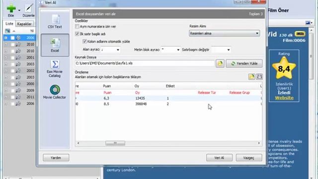 EAXMC: Excel'den EAX'a veri aktarma смотреть онлайн