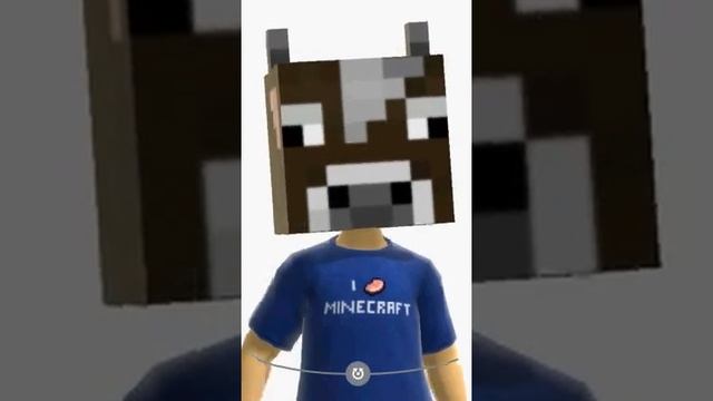 Minecraft Pig & Cow Avatar Heads McDonald's Xbox Promo
